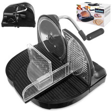 Küchenschneidemaschine Allesschneider Brotschneider manuell kompakt schwarz