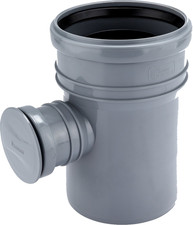 Regensammler Ø110 Grau mit