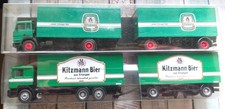 2x Kitzmann Bier aus Erlangen MAN Hängerzug Albedo/AMW  1/87