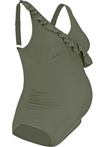 Umstandsbadeanzug 40 oliv - 40,