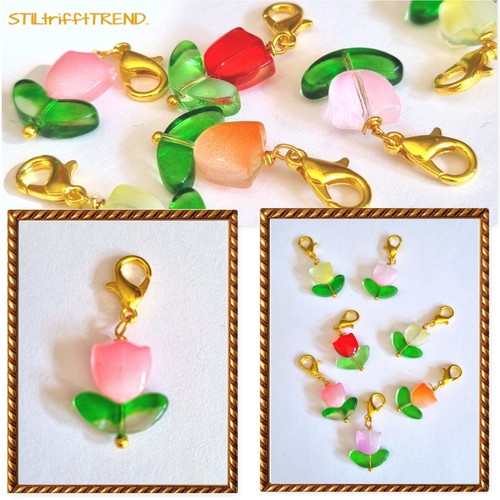 Charm anhänger tulpe blume - charm,