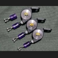 3er Set - Solar Tackle Recoil Hanger Set Bissanzeiger Purple Lila/Violett Angeln