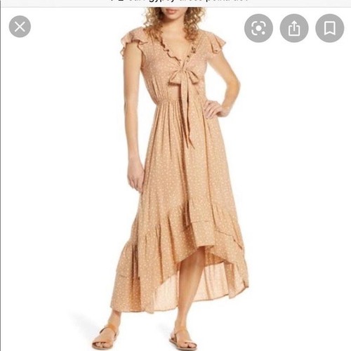 Women white sierra dress - women, peach