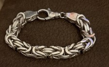 Königskette armband 10mm 925