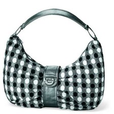 DAKINE HUSTLE SQUARES SCHULTERTASCHE Handtasche Hobo schwarz weiss