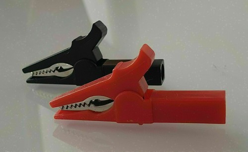 Krokodilklemmen isoliert 1x - 2,