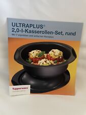 TUPPERWARE REZEPTHEFT Oval  ULTRA-PLUS  2,0 Liter KASSEROLLE Rarität