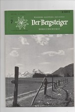 ZEITSCHRIFT  " DER BERGSTEIGER