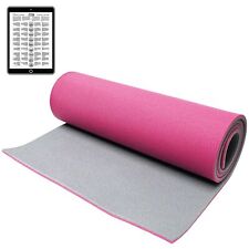Best Sporting Fitnessmatte Yogamatte Gymnastik pink-grau, 13mm dick, 60x200cm 