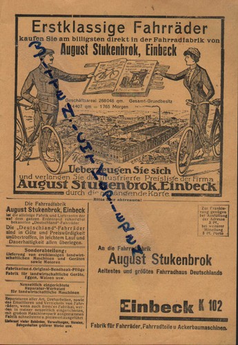 Einbeck prospekt 1900 august - einbeck,,