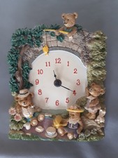 WANDUHR - TEDDYBÄRENMOTIV,  batteriebetrieben