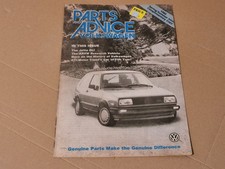VW PROSPEKT MAGAZIN USA 1985