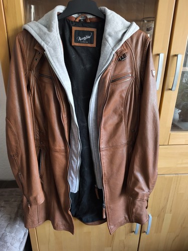 Leder damen wintermantel - leder,