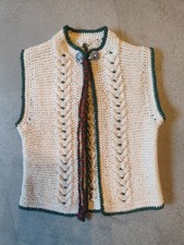 Kinder-Weste, Handgestrickt Größe 104 Bis 110