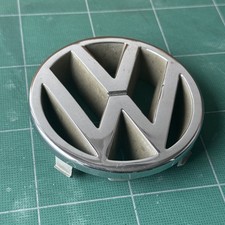 orig VW Logo Zeichen Emblem 3A0853601 Kunststoff Ø ca. 10cm VW/Golf/3/Vento/Polo