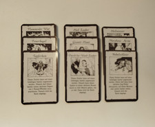 HeroQuest Brettspiel MB Ersatzteile 90er Jahre Konvolut 9 Zauberkarten Top