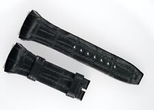 Audemars Piguet Lederband Krokodil Herren schwarz 28/19 Royal Oak Offshore für F