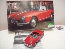 Alfa Romeo Giulietta Spider 1300, 1955, red, Protar-Kit, 1:24
