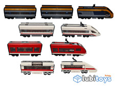 Lego® Eisenbahn Waggon RC TRAIN Wagen Metroliner ICE für RC System ZUG