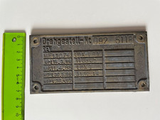 Lokschild Zuglaufschild