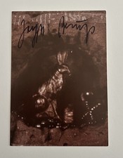 Joseph Beuys Original Signiert Autographen Postkarte „Das Hasengrab II“ 1982