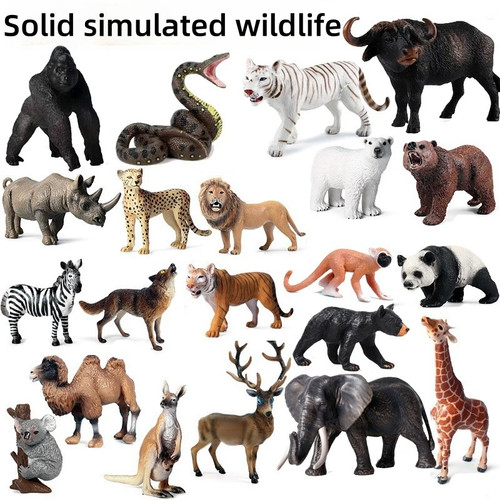 Pvc tierfiguren wildtiere zoo - wildtiere,