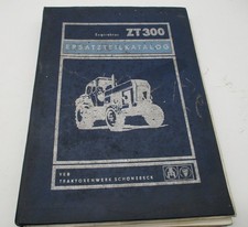 ORIGINAL Ersatzteilliste Ersatzteilkatalog IFA DDR ZT300 Traktor