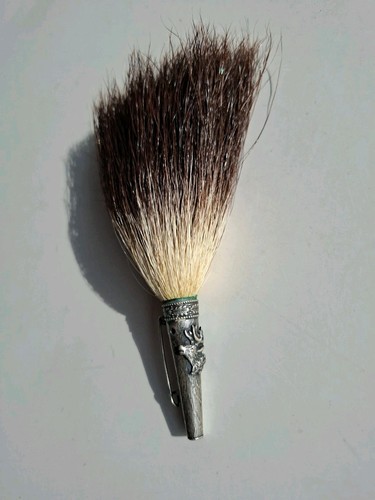 Gamsbart antik silber montur - antik,