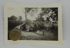 Foto Beisetzung eines deutschen Soldaten Sarg wird abgelassen