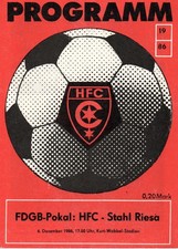 6.12.86 HFC Chemie- Stahl Riesa