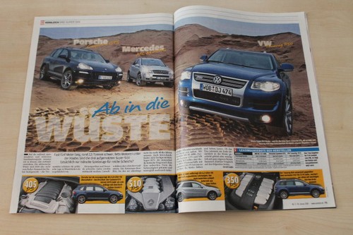 Auto bild 2008 - vw, touareg