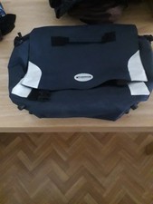 Bikemate Fahrradtasche 2 Stück Farbe Blau/Weiß Gepäckträger Fahrrad