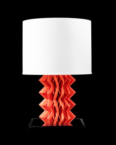 Tischlampe zickzack druck - zickzack, 3d-druck