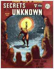 SECRETS OF THE UNKNOWN COMICS  on DVD  110 ISSUES    ON  PRINTED DVD