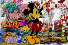 Pop Art Micky Maus Graffiti