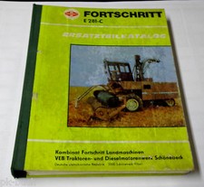 Teilekatalog Ersatzteilkatalog VEB Fortschritt Feldhäcksler E 281 C