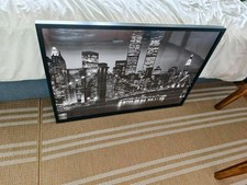 Bild New York Brooklyn Bridge mit Rahmen