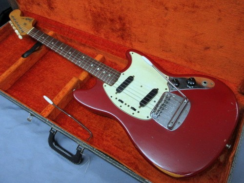 Fender 1968 mustang red - 1968,