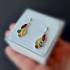 Elegante Silber Tropfen