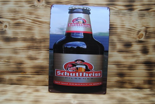 Blechschild schultheiss bier - schultheiss,