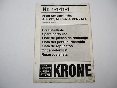 Krone afl 242 - afl, front