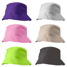 Sonnenhut Fischerhut Anglerhut unifarben Camping Festival Hut Damen Herren Uni