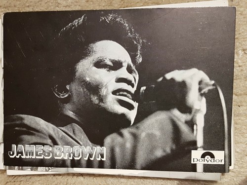 Autogrammkarte james brown - autogrammkarte,
