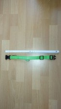 Hunde- Leuchthalsband Neongrün 3 Stufen mit Batterie