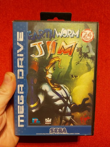 Sega mega drive earthworm - sega,