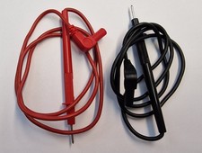 Messspitzen Prüfspitzen rot/schwarz mit 1,0 m Kabel  #K-445-15