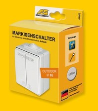 Schellenberg 25010 Markisenschalter Außenbereich Markise Bedienung Schalter NEU