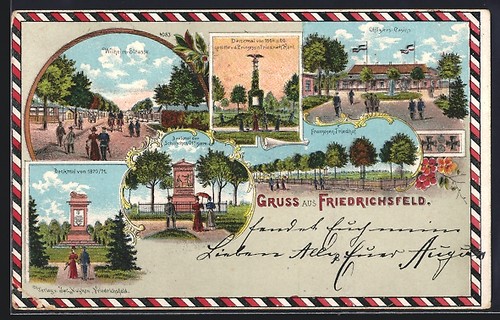 Lithographie friedrichsfeld - friedrichsfeld, /