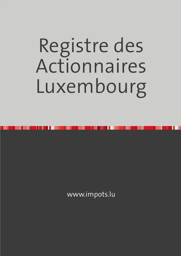 Registre des actionnaires - registre,
