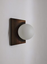 Organische TEMDE Wandleuchte Design Holz Lampe 70er 70's MidCentury Vintage